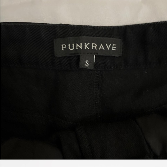 Punk Rave Slit Checkered Shorts-SOLD - Picture 3 of 3